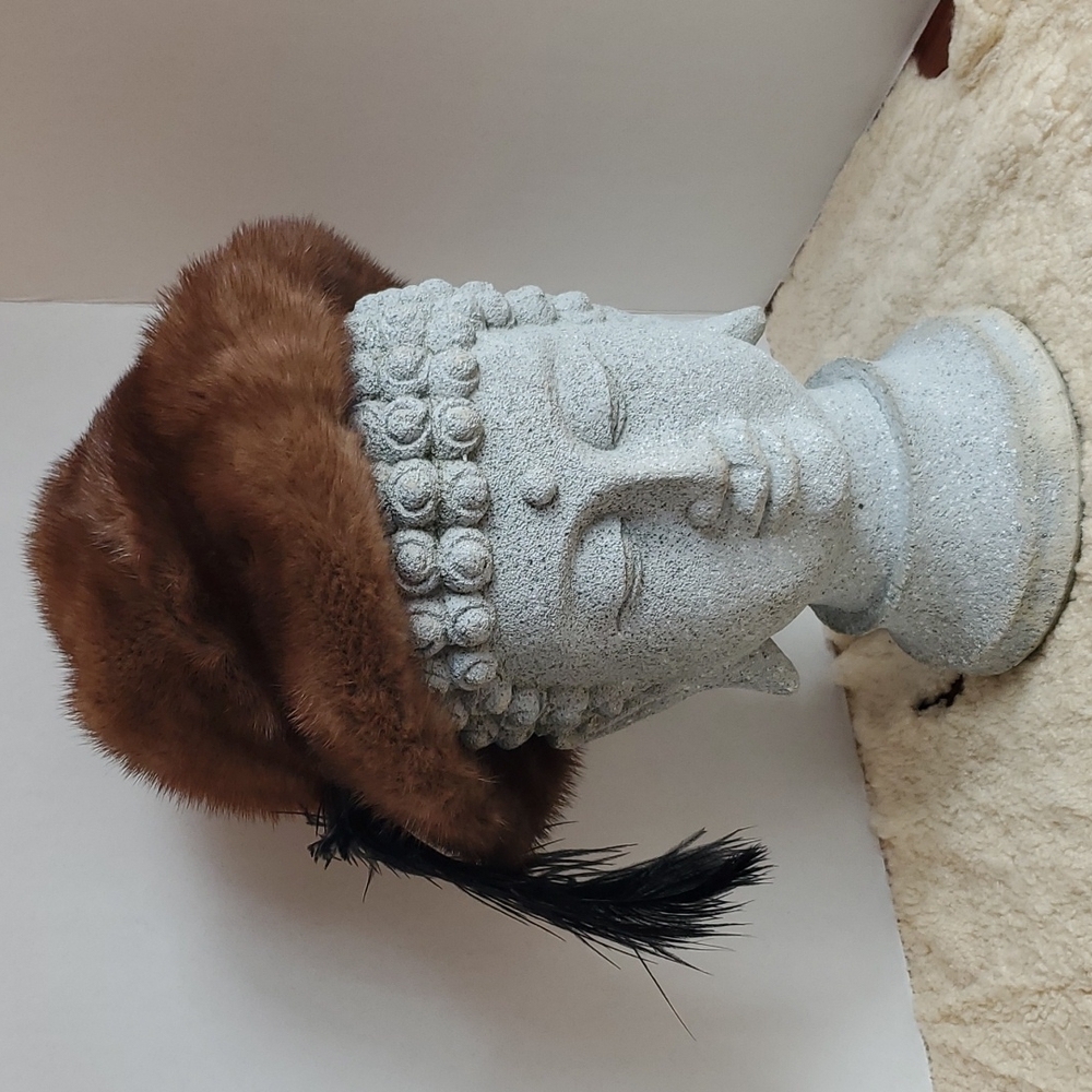 Vintage mink hat.